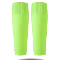 Pressure Football Socks Men'S And Women'S Compressed Leggings Board Leg Cover Sports Professional Knitted Leggings Breathable Calf Socks m (one size fits all for kids) fluorescencinė žalia spalva