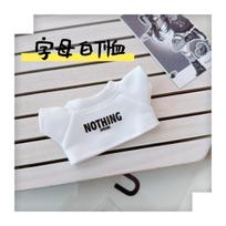 For 17cm Labubu Doll Clothing Fashion Overalls Hat Bib Pant Shoes Camera V1 V2 Doll Clothing Accessories Sitting Party Game Toys gray