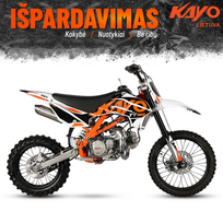 Vaikiškas Krosinis Motociklas KAYO TT160