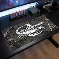 Scorpions Print Large Mouse Pad Smooth Surface Anti?Slip Desk Mat For Gaming Office Laptop Decoration 30cmx80cm(11.8x31.5inch) gray