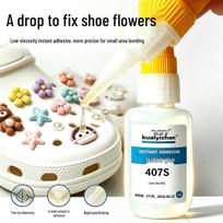 DIY Crocs Shoe Charms: Strong Glue for PVC/Nylon/Resin Figure Bonding and Shoe Repair