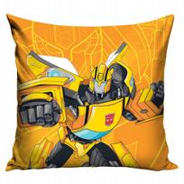 Transformers Pillowcase with Bumblebee Motif Decorative Pillow