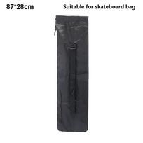 210D Oxford Cloth Kick Skate Scooter Longboard Storage Bag  Outdoor Electric Scooter Accessories 87*28cm gray