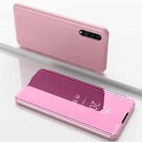 Veidrodinis atverčiamas dėklas Huawei Mate 20 P20 P30 Lite Pro Apsauginis apvalkalas Hauwei P 10lite 20lite 30lite Lengvas Coque Fundas Mate 20X rožinio aukso spalvos