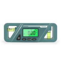 HW300 Inclinometras LCD Ekranas Skaitmeninis Kampamatis Lygio Matuoklis Kampo Matavimo Inclinometras 90° Lygis Neodimio Magnetinis Pagrindas žalia