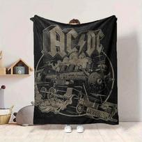 1 vnt. AC/DC pledas Minkštas šiltas visų sezonų apklotas sofai, lovai, automobiliui, biurui Ryškus spalvingas dizainas, patvarus ir jaukus dovana 130cm×150cm gray