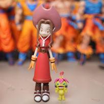 Anime Digimon Adventure Figure Tachikawa Mini Palmon Action Figures PVC Statue Collection Model Toys Gifts orange