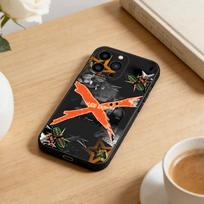 Katsuki Bakugo Hero Academia telefono dėklas, skirtas iPhone 17, 16, 15, 14, 13, 12 Plus, Max, minkšto silikono, juodas dangtelis iPhone17PRO black