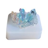 Epoxy Resin Mold Silicone Mould DIY Crafts Epoxy Mold DIY Crystal Cluster Mold gray