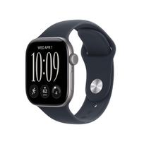 APPLE Watch Series 12 (GPS) 42 mm starlight aluminum case and matte blue Sport Band, S/M (MJE74QN/A)