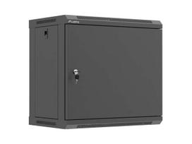 LANBERG Wack 19-inch 9U wall-mount cabinet 540x350mm black with metal door (flat pack)