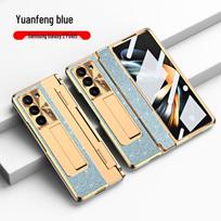 Electroplated Stand Hinge Case for Samsung Z Fold7/6/5/4/3 - Full Coverage Foldable Screen Protection Samsung Z Fold6 gray