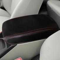For Honda Civic 9th Sedan 2012 13 14 2015 Car Armrest Cover | OEM Fit Anti-Tear Thermal ulation Car Interior Protector Red-thread black