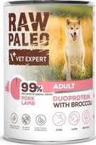 VetExpert RAW PALEO Duoprotein Pork  AND amp; Lamb Adult - wet dog food - 400g