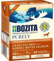 BOZITA Purely beef with salmon pâté with meat chunks