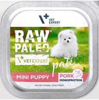 VetExpert RAW PALEO Pâte Mini Puppy Pork - wet dog food - 150g