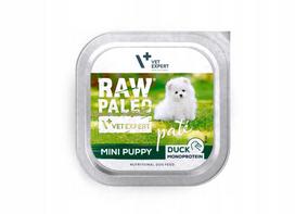 VetExpert RAW PALEO Pâte Mini Puppy Duck - wet dog food - 150g