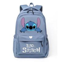 Disney Stitch Vaikų Kuprinė Animacinis Mokyklos Krepšys Mergaitėms 45x30x15cm gray