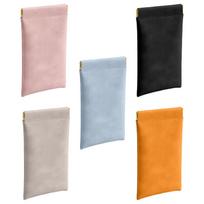 Glasses Holder Eyeglasses Case PU Carrying Case Multiple Color Reading Glasses Case For Women Eyeglasses Case 1 white