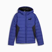 Puma ESS PADDED boys' hooded jacket purple 67055927 size 140