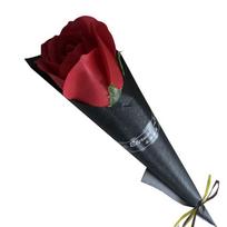 Elegantiška Muilinė Rožė Amžina Gėlė Vienas Puokštė Puikiai Tinka Gimtadienio Ir Valentino Dienos Dovanoms Red-1Pcs black