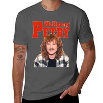 Wolfgang petry wolfgang TShirt Plus Size Workout Short Sleeve Top 3XL brown