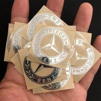 2/5/10 vnt. Universalus automobilio emblemos lipdukas Apdaila Dekoracija Skirta Mercedes Benz A C S G Klasės GLC CLE CLA W177 Automobilio Aksesuarai BJ1 white