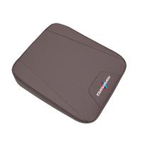 1xNappa leather Car Seat Booster Pad Cover Perforated Cushion Sticker For BMW X1 X2 X3 X5 X4 X6 X7 iX3 F20 F10 F07 E70 E46 E90 E fxdf89 gray