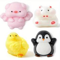 Random 1-Pack Animal Taba Squishy Toys Ultra-Soft Colorful Fufu Chick Sensory Decompression Toy United States gray