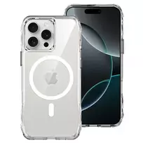 Roar Slim Defender phone case with MagSafe support for iPhone 15 Pro Max transparent