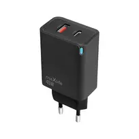 maXlife MXTC-09-45AC GaN PD QC charger 1x USB-C 1x USB 45W black