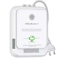 Qoltec Certified Propane-Butane Gas Leak Sensor | LPG detector | 85dB alarm | LED