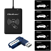 Qoltec EV Hotel System | EV Card Programmer + Software + 5 EV Cards