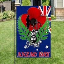 Anzac Day  Remembrance Poppy Lest We Forget Australian Garden ag VVL YYX 12x18inch red