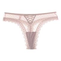 Seksualios moteriškos nėriniuotos kelnaitės žemu juosmeniu apatinis trikotažas, moteriškas G string, kvėpuojantis apatinis trikotažas, viliojantis siuvinėjimas intymūs L white