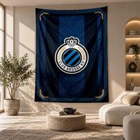 Dekoratyvinis gobelenas, Club Brugge FC spausdintas sieninis menas, lengvas sieninis kabinamas elementas miegamojo fonui 130cmx150cm