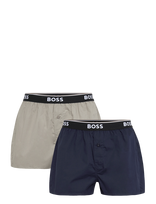 BOSS - 2P Boxer Shorts Ew - Bokseriai - Smėlio