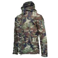 Striukė Kamufliažinė Su Gobtuvu Flisinė Vandeniui Atspari Vėjui Alpinizmo Šilta Striukė 3XL gray