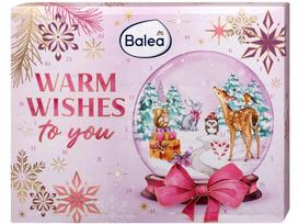 Balea 2026 „Warm Wishes“ advento kalendorius su 24 kosmetikos staigmenomis
