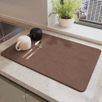Kavos aparato sugeriantis kilimėlis dubens indų džiovinimo kilimėlis Neslystantis baro kanalizacijos kilimėlis virtuvės stalviršio kilimėlis stalo plovimo kilimėlis 30*40CM gray