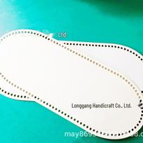 „Pasidaryk pats“ naminių gyvūnų lopšio rinkinys: Pintas krepšio pagrindas, medinė lenta, virvės pynimo medžiagos 15 cm Heart, 3 mm Thick, 6 mm Hole blue