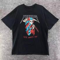 Yeezus Tour Kanye West Reaper Men's T-Shirt uNISEX BL1539 L gray