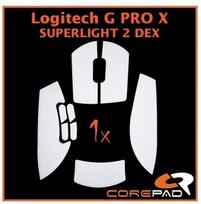 Corepad Dex White neslystančios rankenos Logitech G Pro X Superlight 2