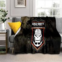 3D Call of Duty, COD žaidimas, Žaidėjo HD pledas, Minkštas metamas pledas namams, miegamajam, lovai, sofai, iškylai, kelionei, biurui, uždangalas vaikams 75x90cm