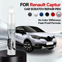Automobilio dažų taisymo pieštukas 2013-2025 RENAULT CAPTUR įbrėžimams taisyti, priedai, baltas QNC, oranžinis ENJ, mėlynas RQH, rudas raudonas sidabras