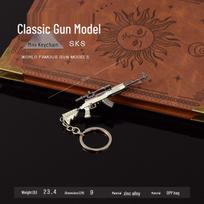 PUBG Peace Elite Mini SKS Non-Firing Gun Pendant brown