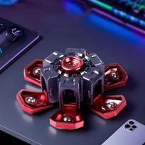 EDC fidget spinner giroscopio de armadura abierta juguetes para aliviar el estrs de adultos juguetes magnticos simples Premium Quality blue
