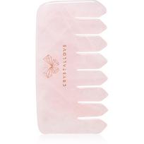 Crystallove Rose Quartz Comb masažuoklis plaukams ir kūnui 1 vnt.