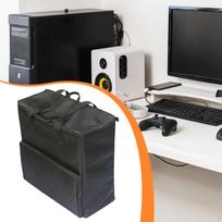 PC Chassis Carrying Case Moving Computer Main Processor Case PC Travel Case black