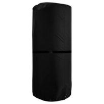 Atsparus vandeniui lauko šildytuvo uždangalas apvaliems oro šildytuvams 50x120cm Oksfordo audinio Apsauga nuo dulkių, saulės ir vėjo 420D black